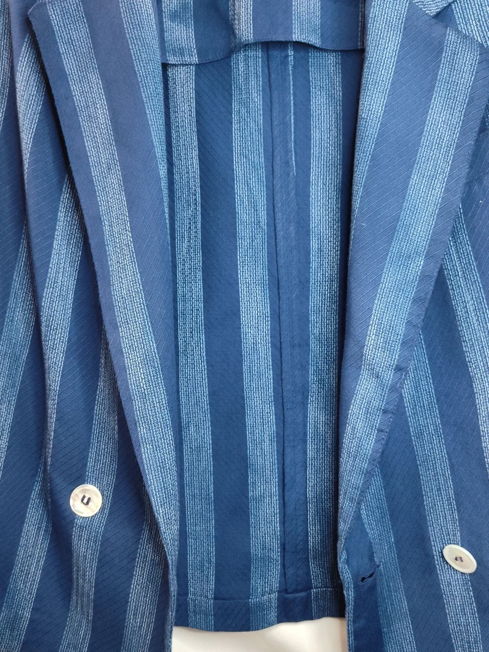 Dior Navy Striped Double-Breasted Women's Blazer